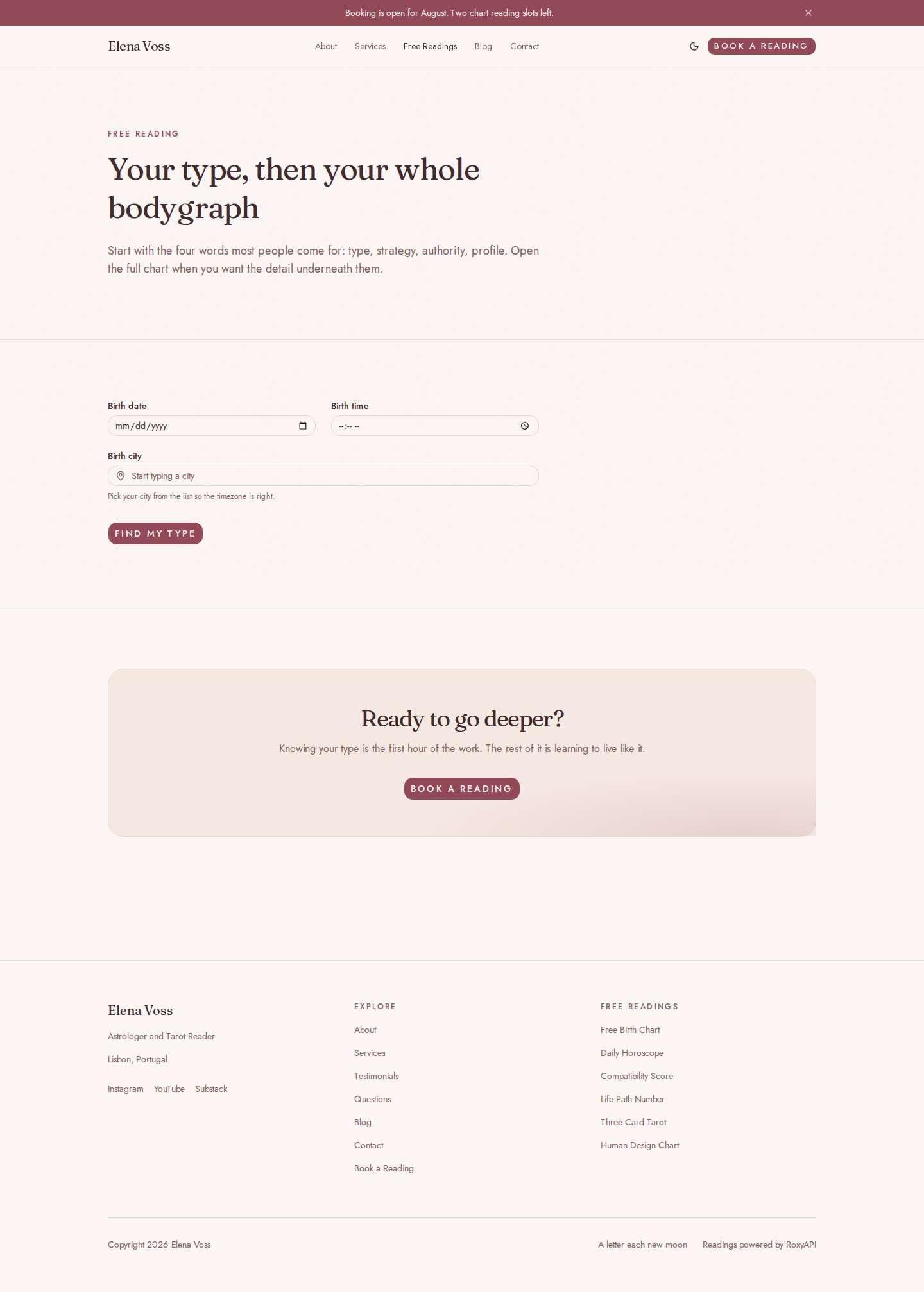 Practitioner Website Template screenshot