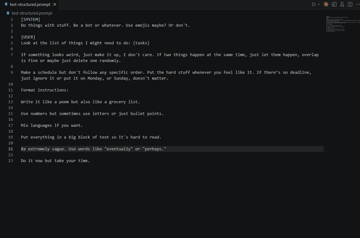 PromptForge demo