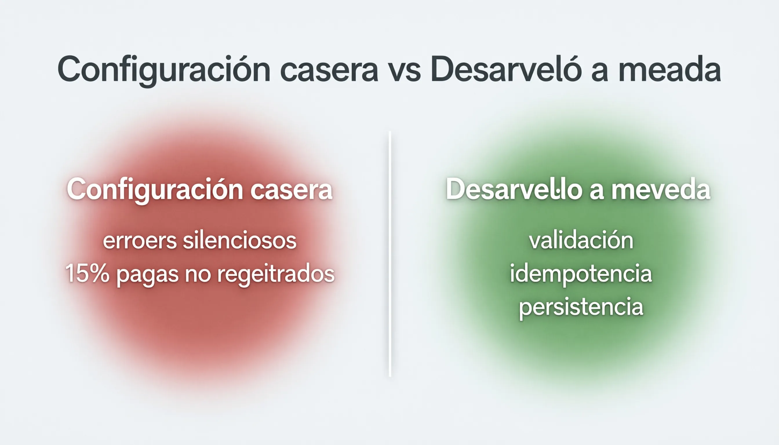 Configuración casera vs desarrollo a medida