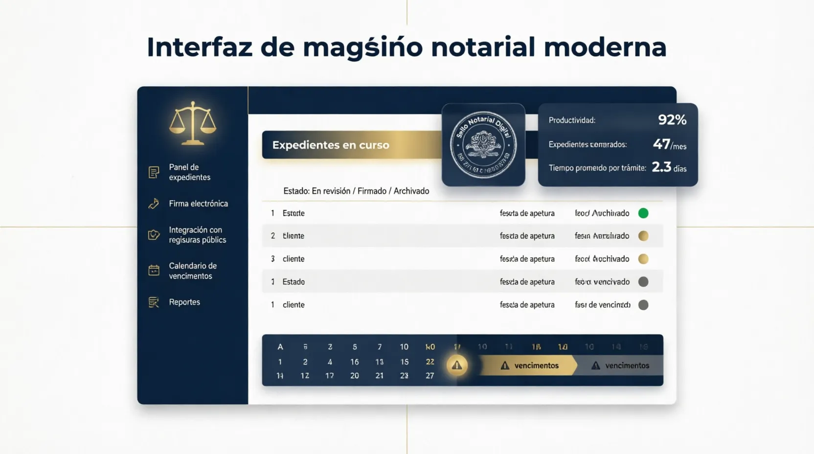 Sistema Tramites Documentos Notarias Gestorias