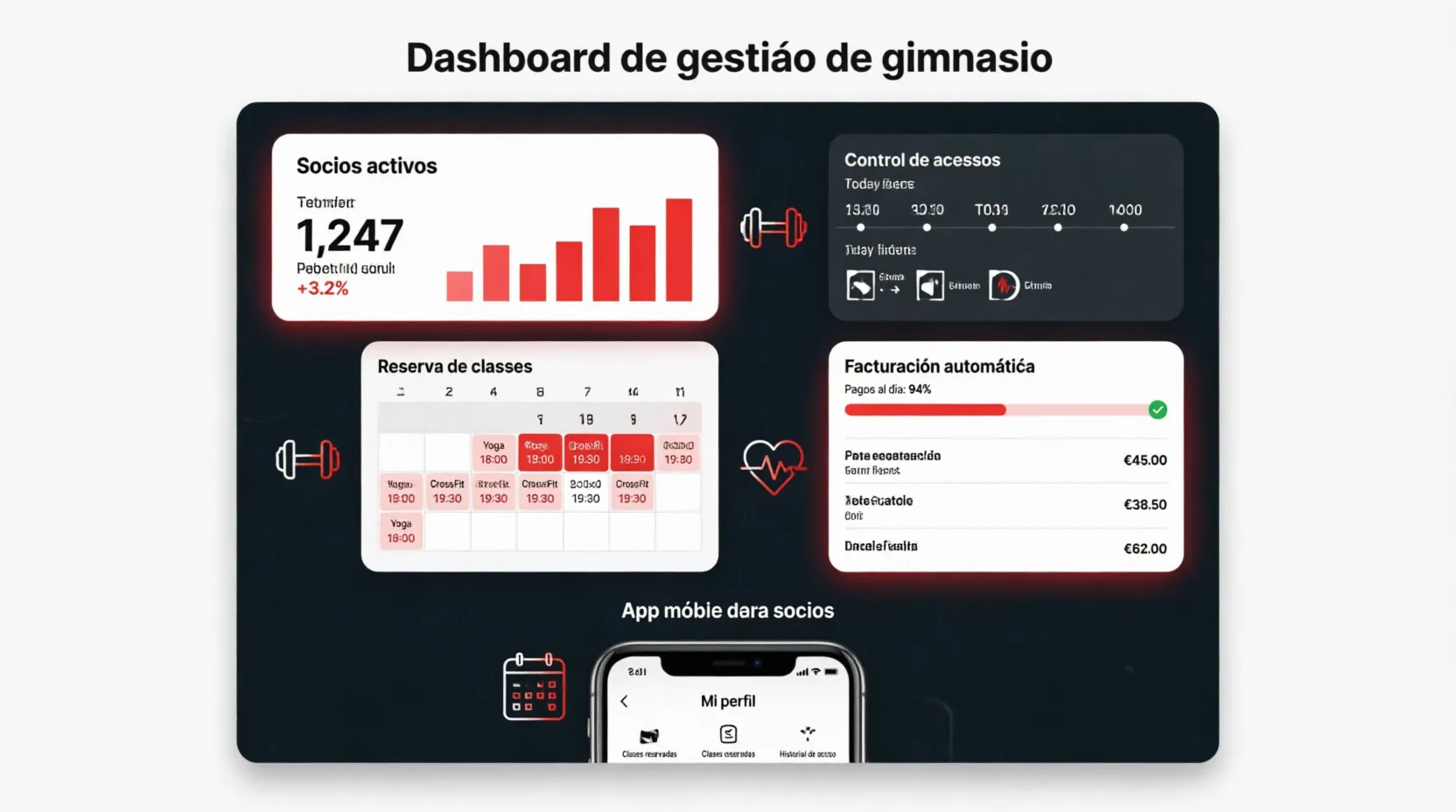 Software Gestion Gimnasios Medida