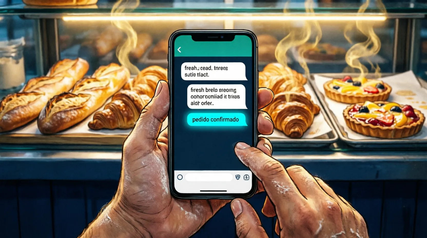 whatsapp panaderia automatizacion