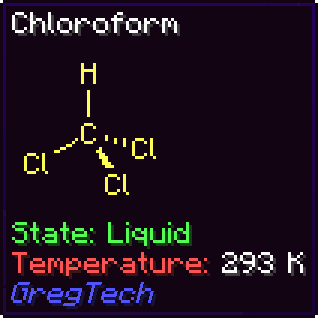 chloroform tooltip screenshot
