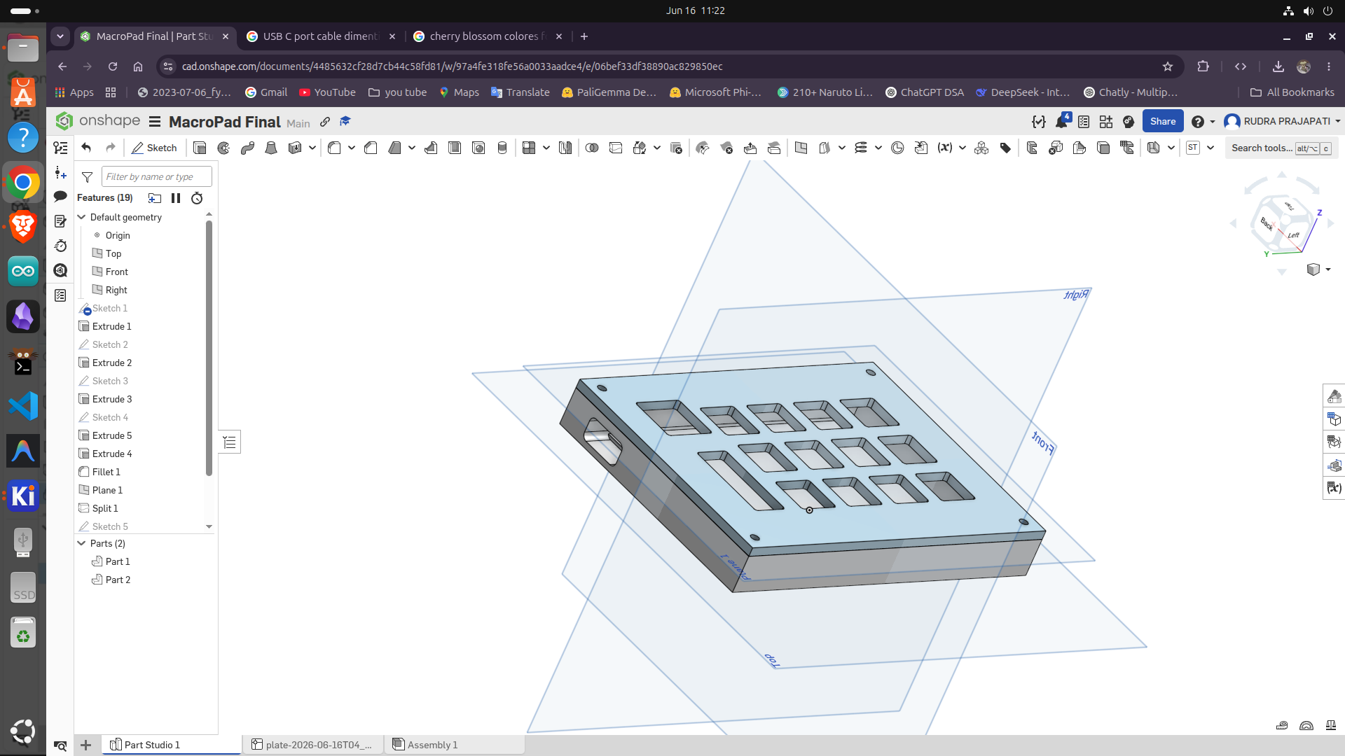 Cherryblossom pad, from the project README