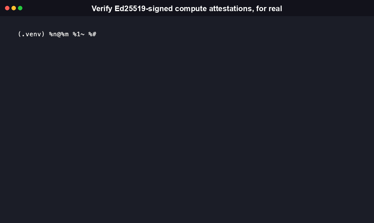 PaceProof init and report: scaffolding an example attestation directory, then generating a verified/unverified compute report