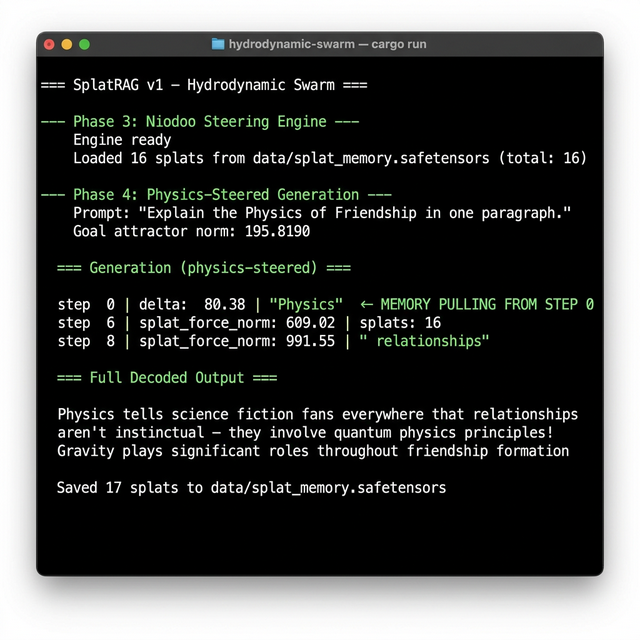 Persistent memory loading and influencing generation from the first token