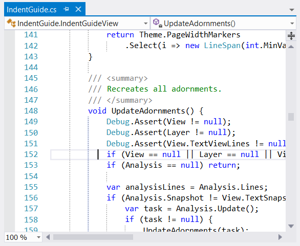 Indent Guides v13 in action