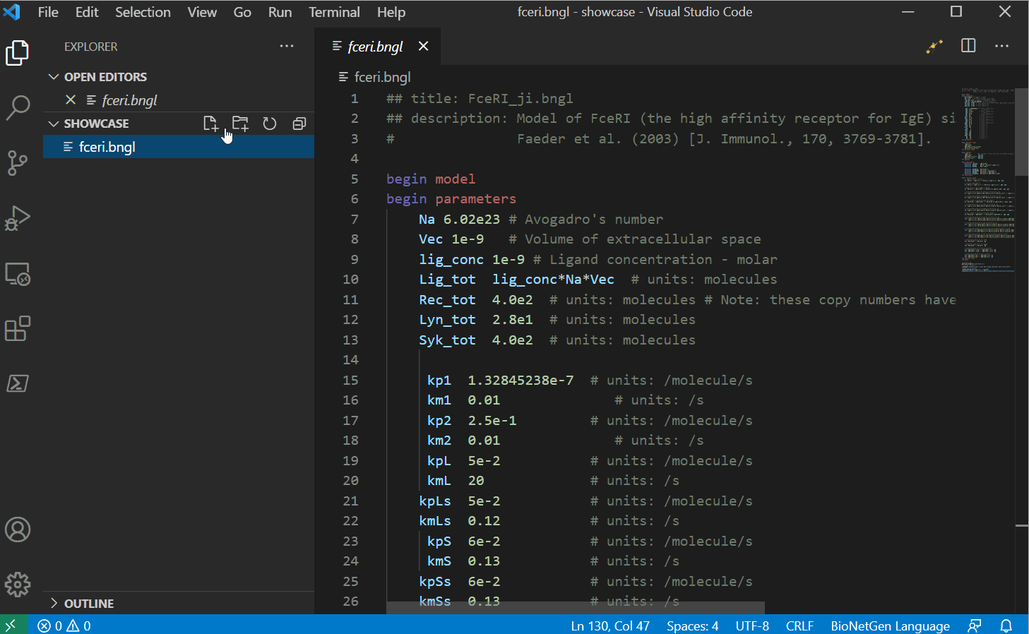 VS Code extension example