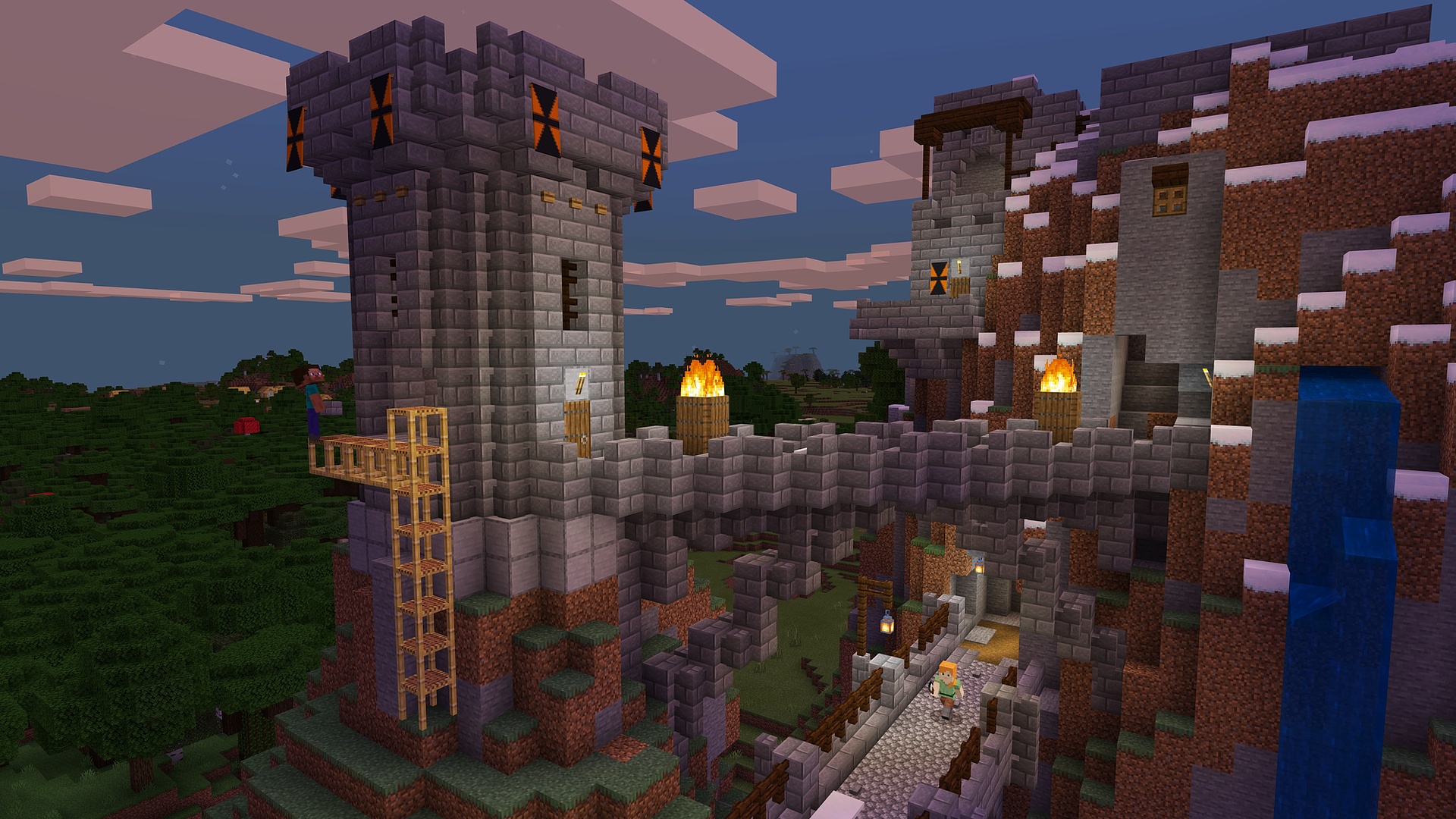 Minecraft server gameplay screenshot 1