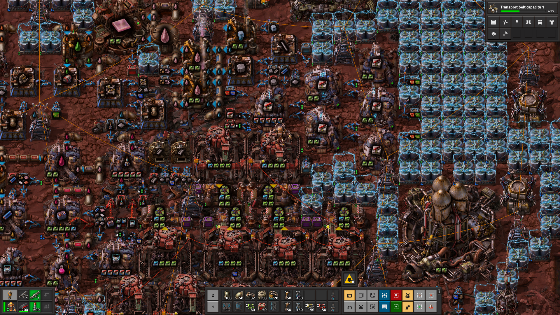 Factorio server gameplay screenshot 1