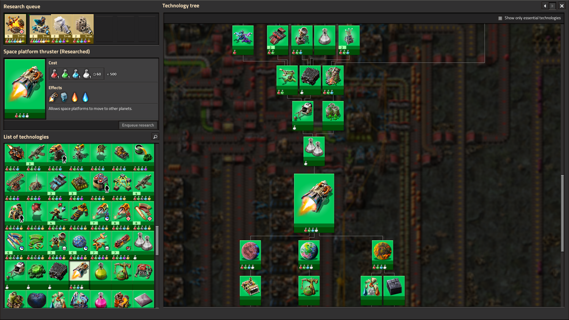 Factorio server screenshot 1