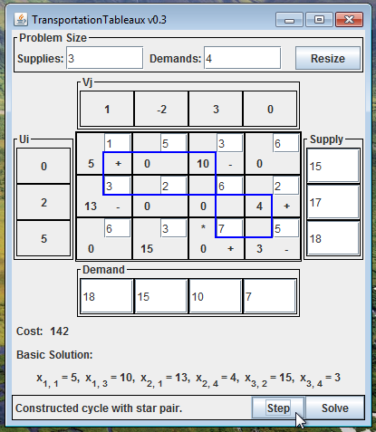 The GUI for the program.