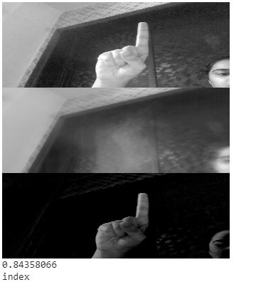 Index Finger Up Gesture (index)