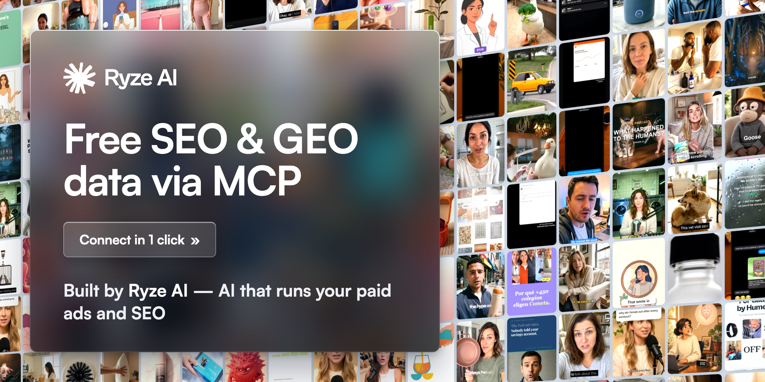 Free SEO & GEO data via MCP