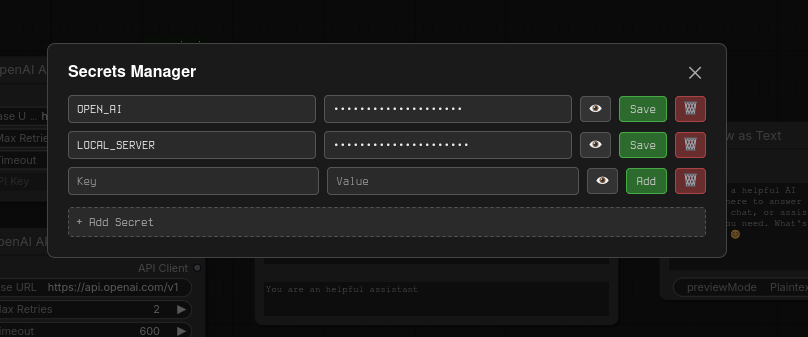 Secrets Manager UI