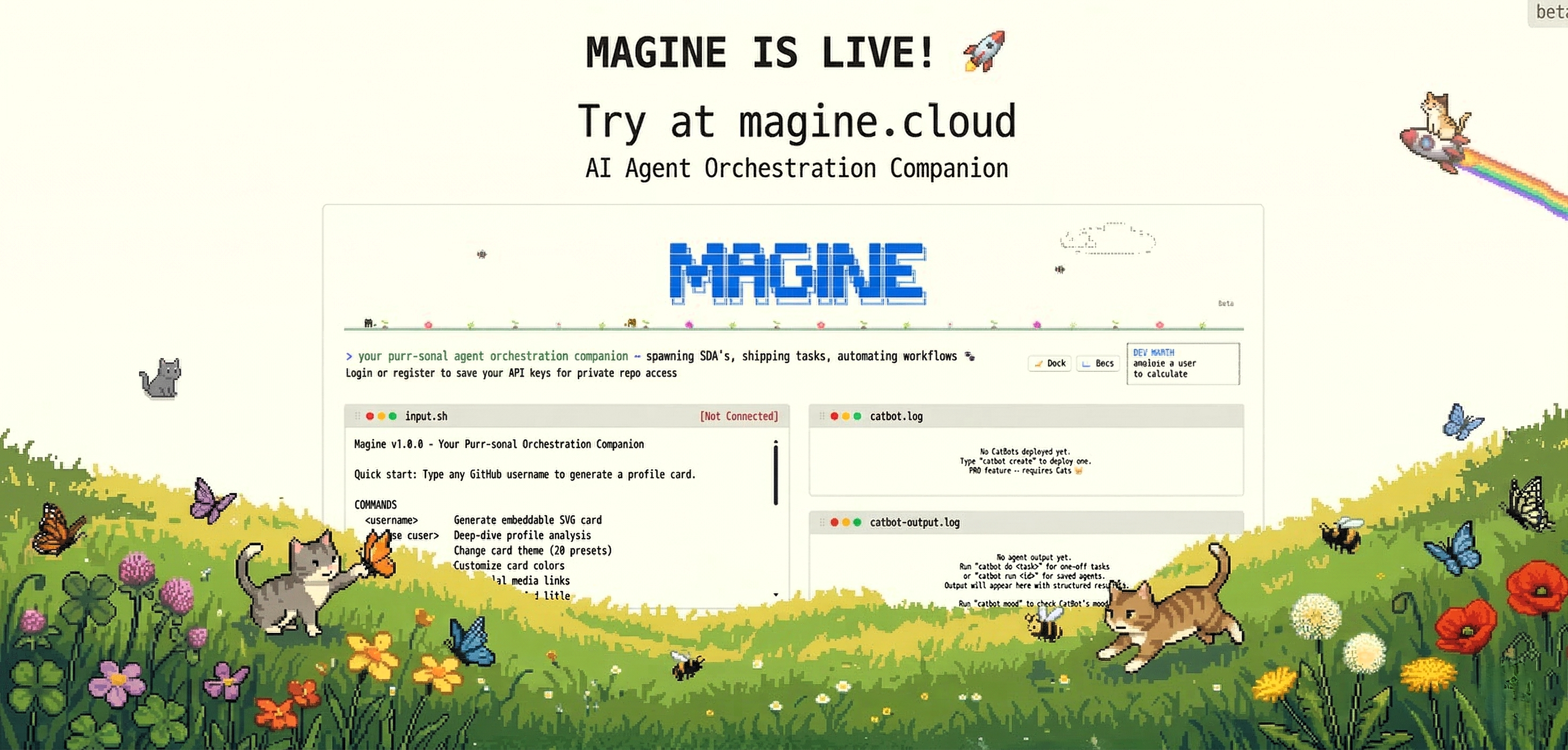 Magine AI - Terminal-Styled AI Orchestration Platform