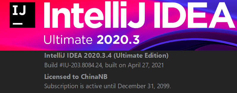 IntelliJ IDEA2020.3激活【2023.04亲测有效】