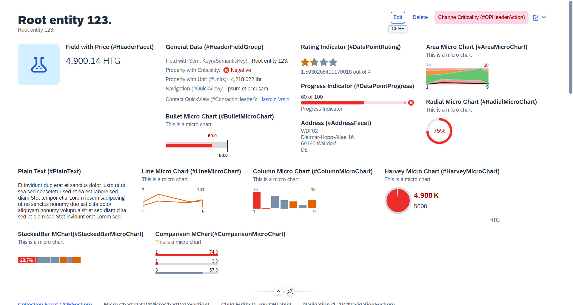 App Object Page