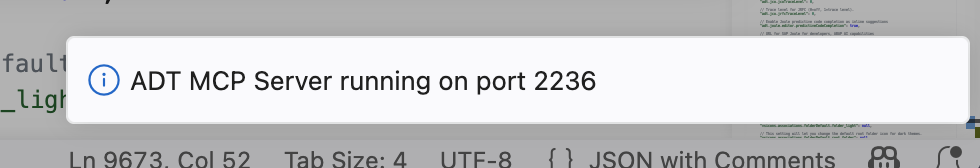 ADT MCP Server running