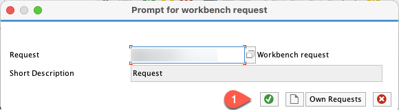 Workbench Request SAP Discovery Center