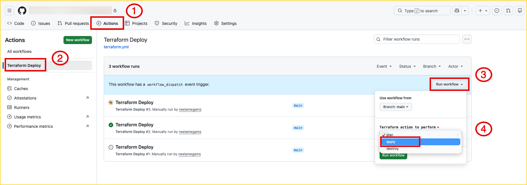 Github Workflow Deploy