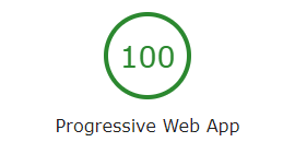 100% Progressive Web App