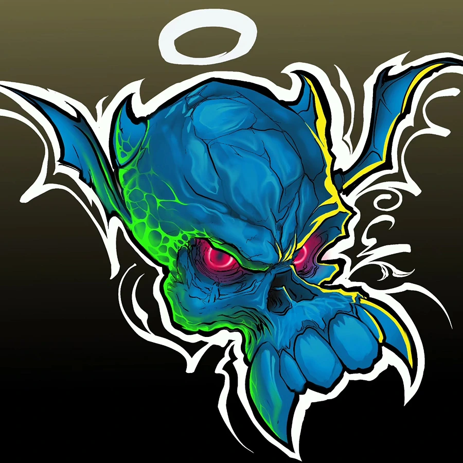 Digital illustration of a stylized heart