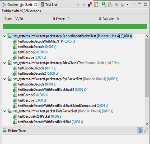 junit screenshot