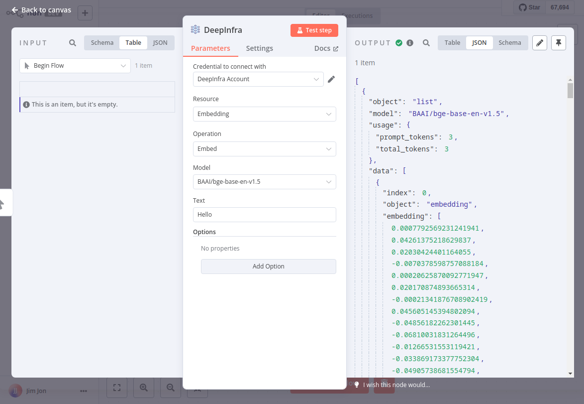 Embedding Example