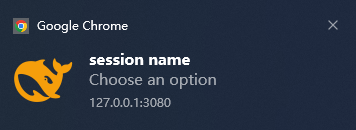 Pending notification