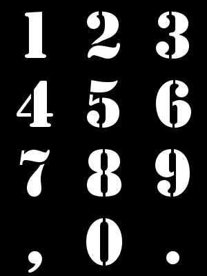 Numbers Mask