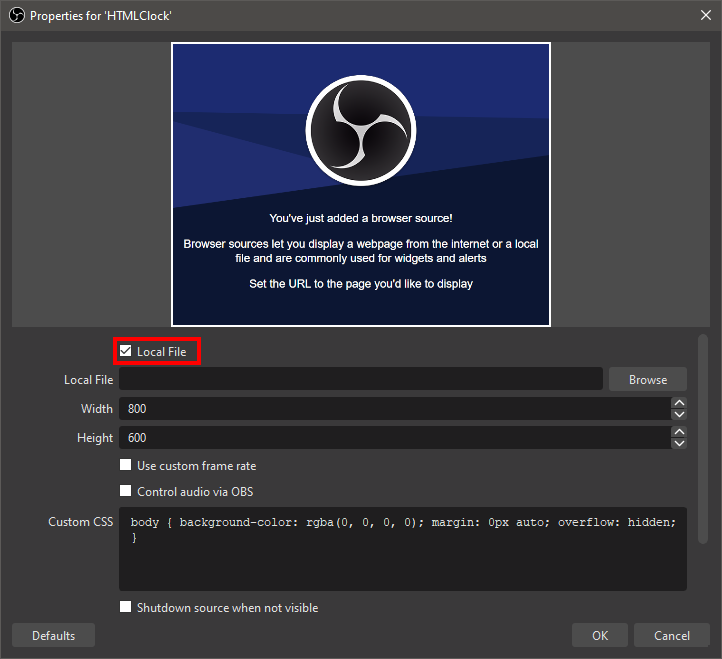 GitHub - SGTADMAN/HTMLClock: A HTML Clock for use in OBS or anything ...