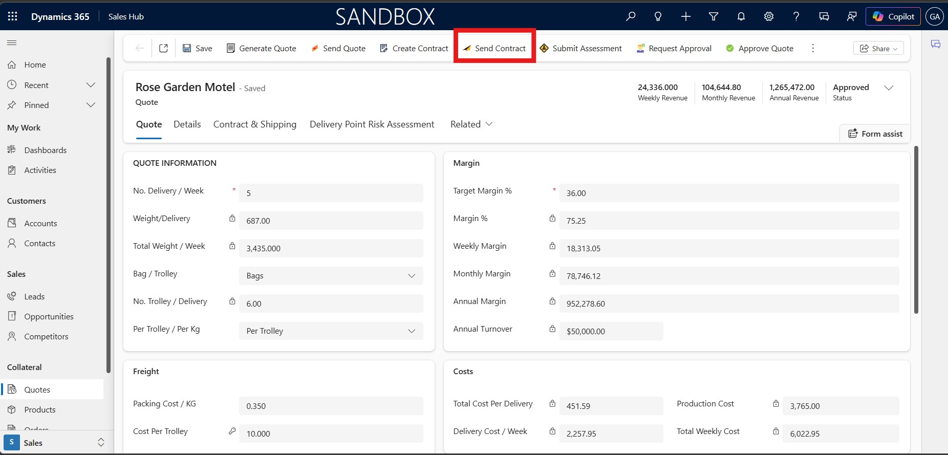 DocuSign Integration Screenshot