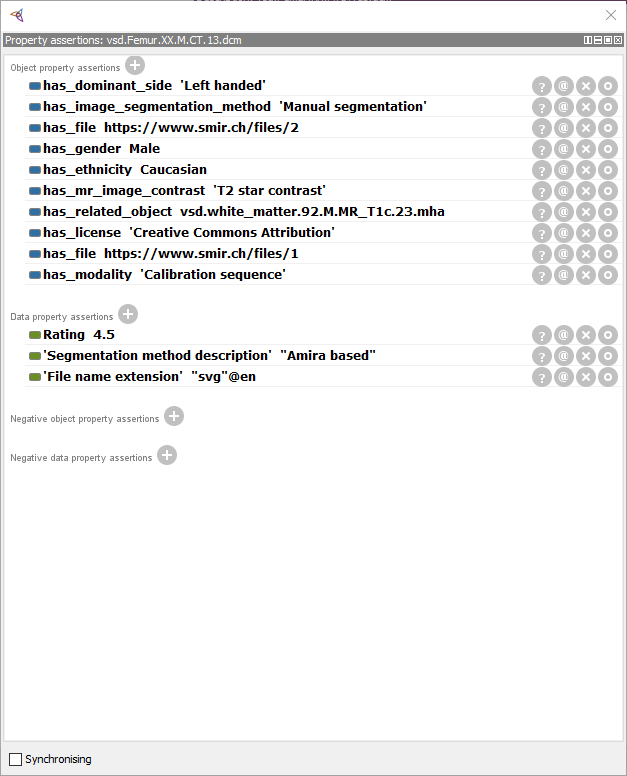 object property assertion