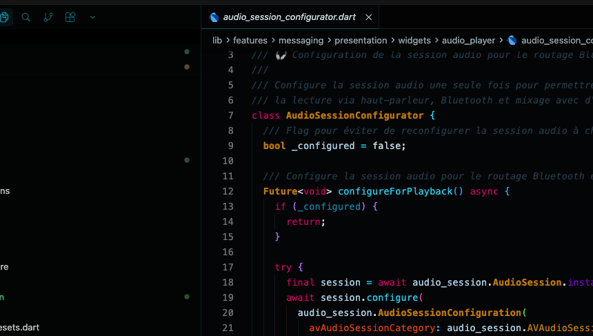 Focused editor layout