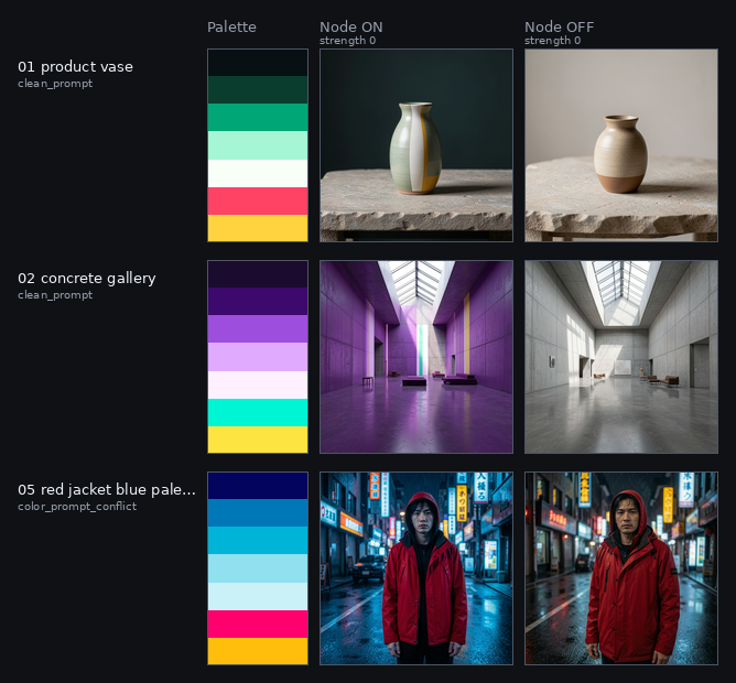 PaletteDirector on/off at strength 0 short comparison