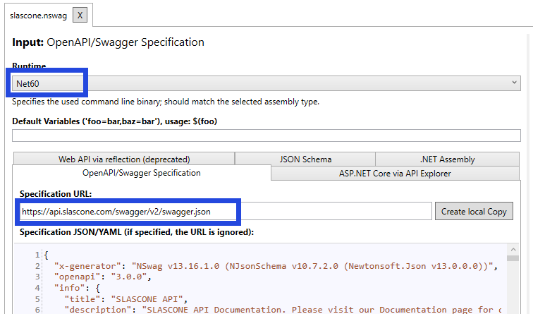 Choose .NET