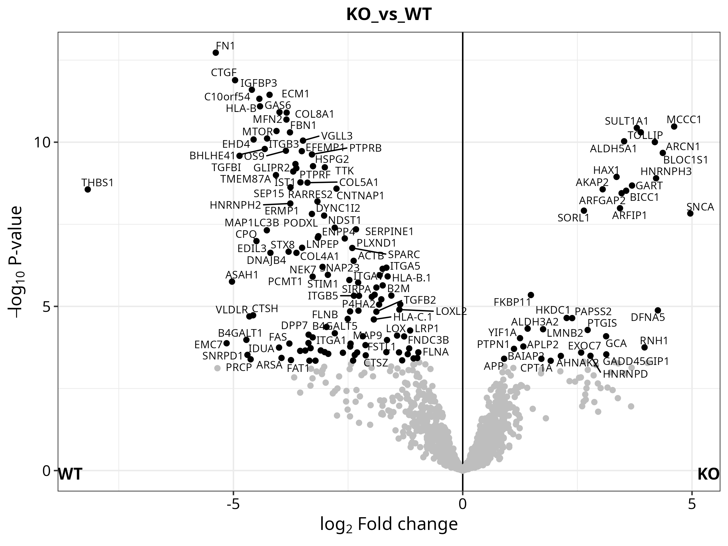 Volcano KO vs WT