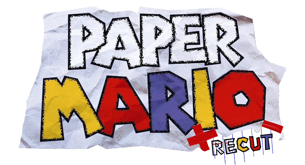 Paper Mario ReCut title logo