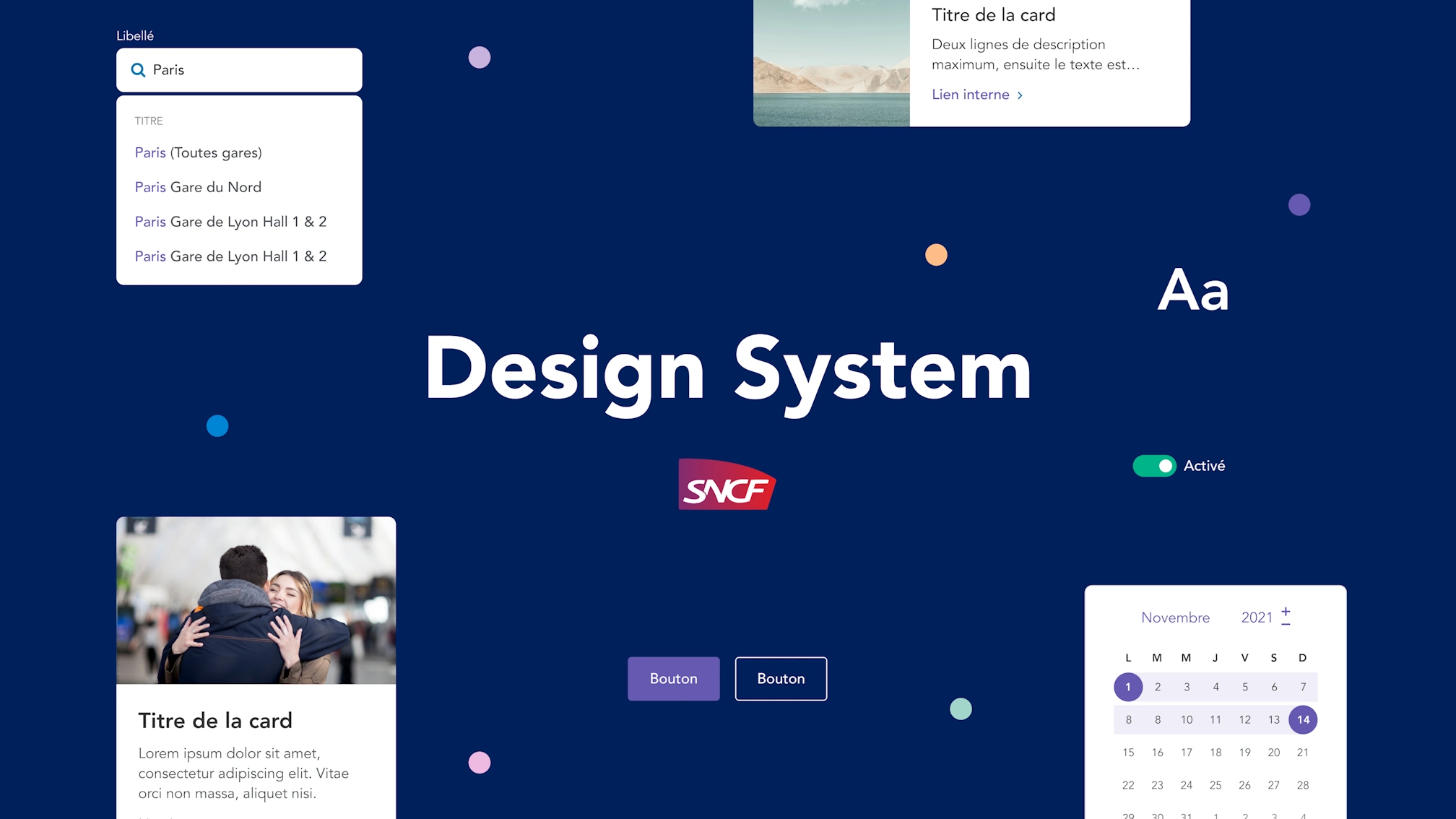 SNCF Design System Cover