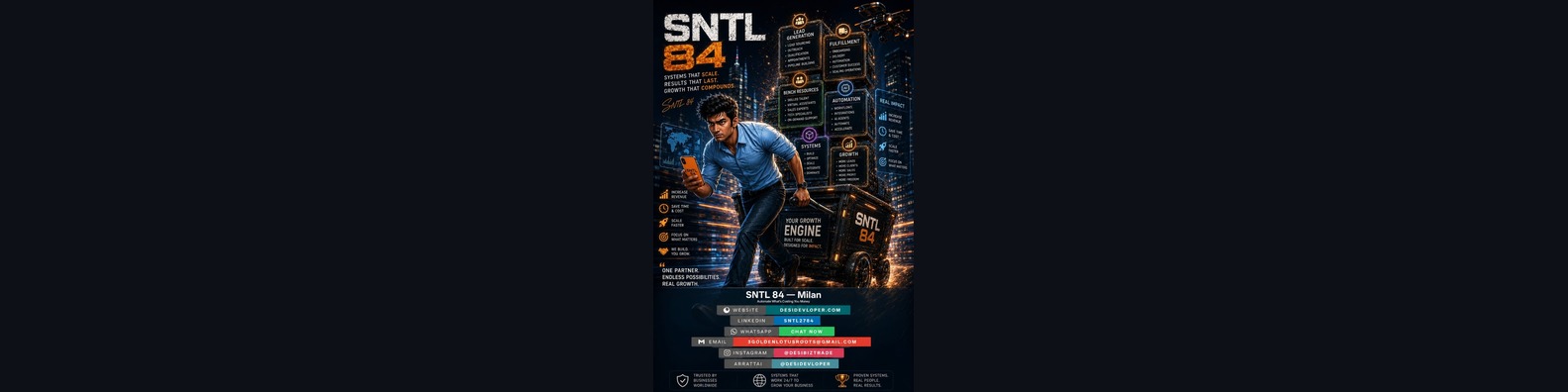 SNTL 84 — Follow @desibiztrade on Instagram