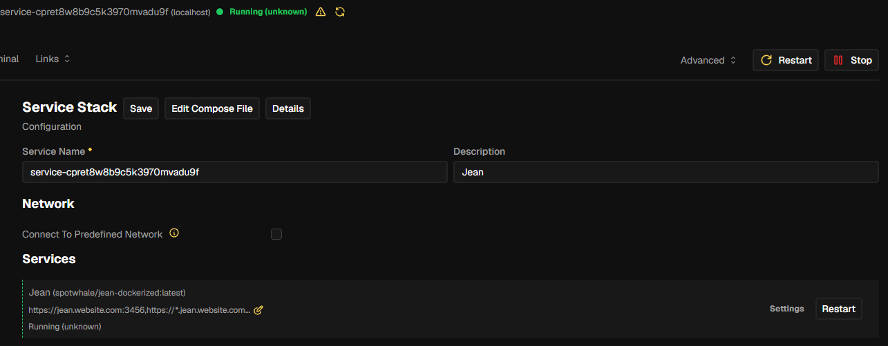 One-click Coolify deploy