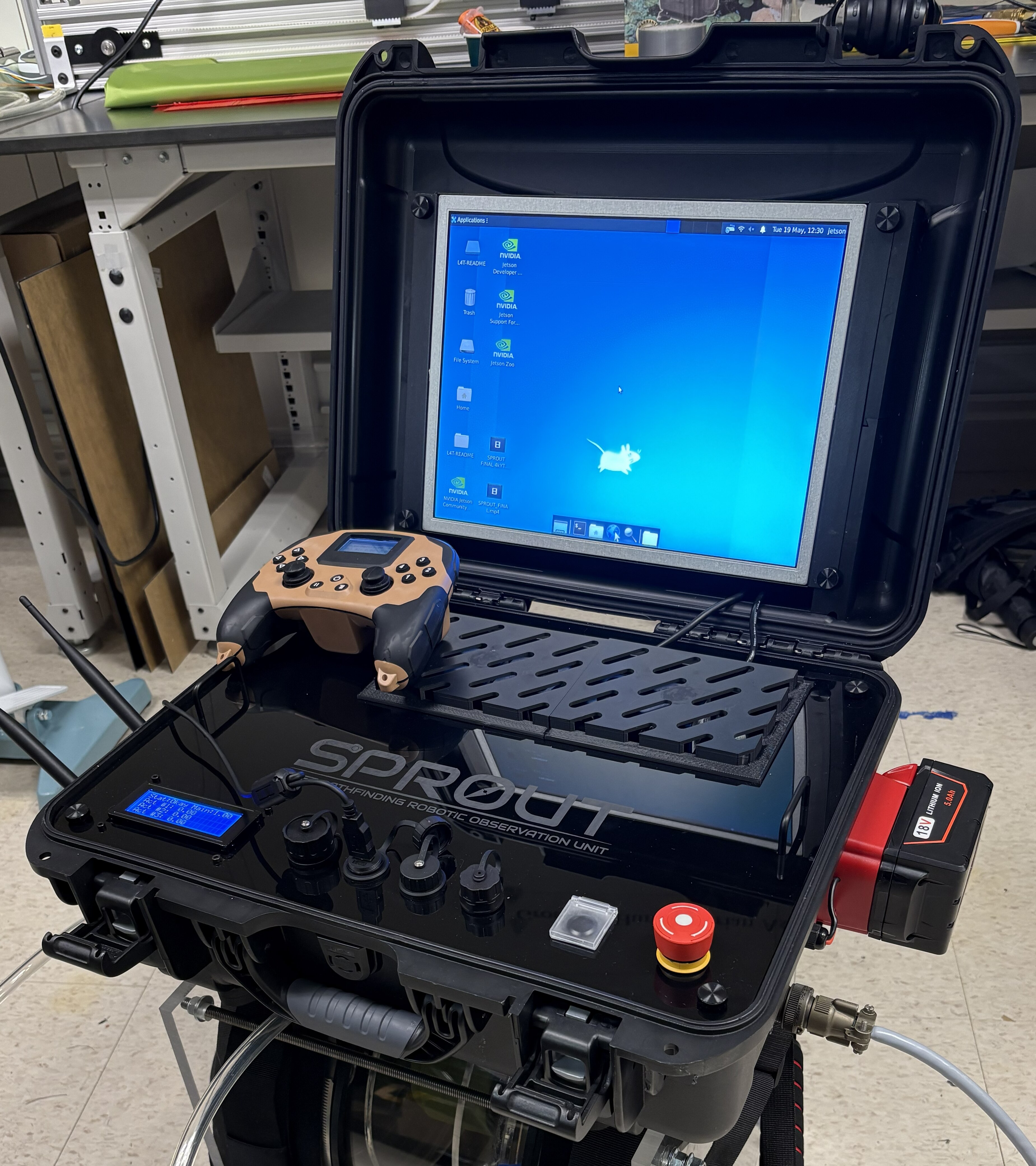 Peripheral panel and screen.