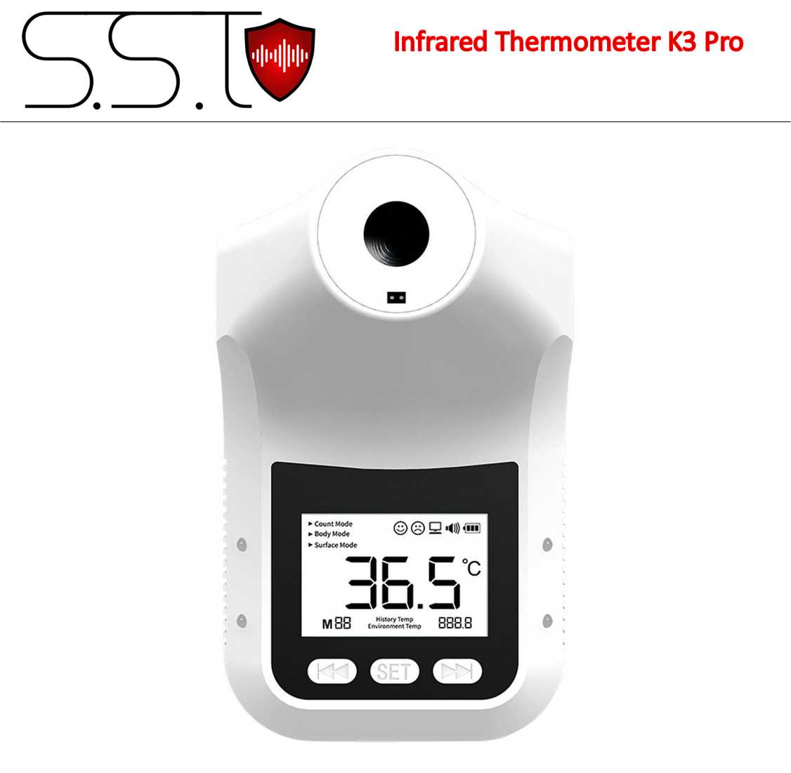 Body Temperature Measuring Instrument K3 PRO Infrared Forehead Thermometer For Sale SSTechnologies (SST) Sri Lanka.