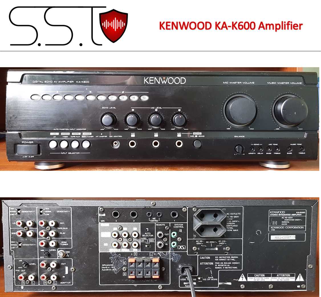 KENWOOD KA-K600 Amplifier For Sale