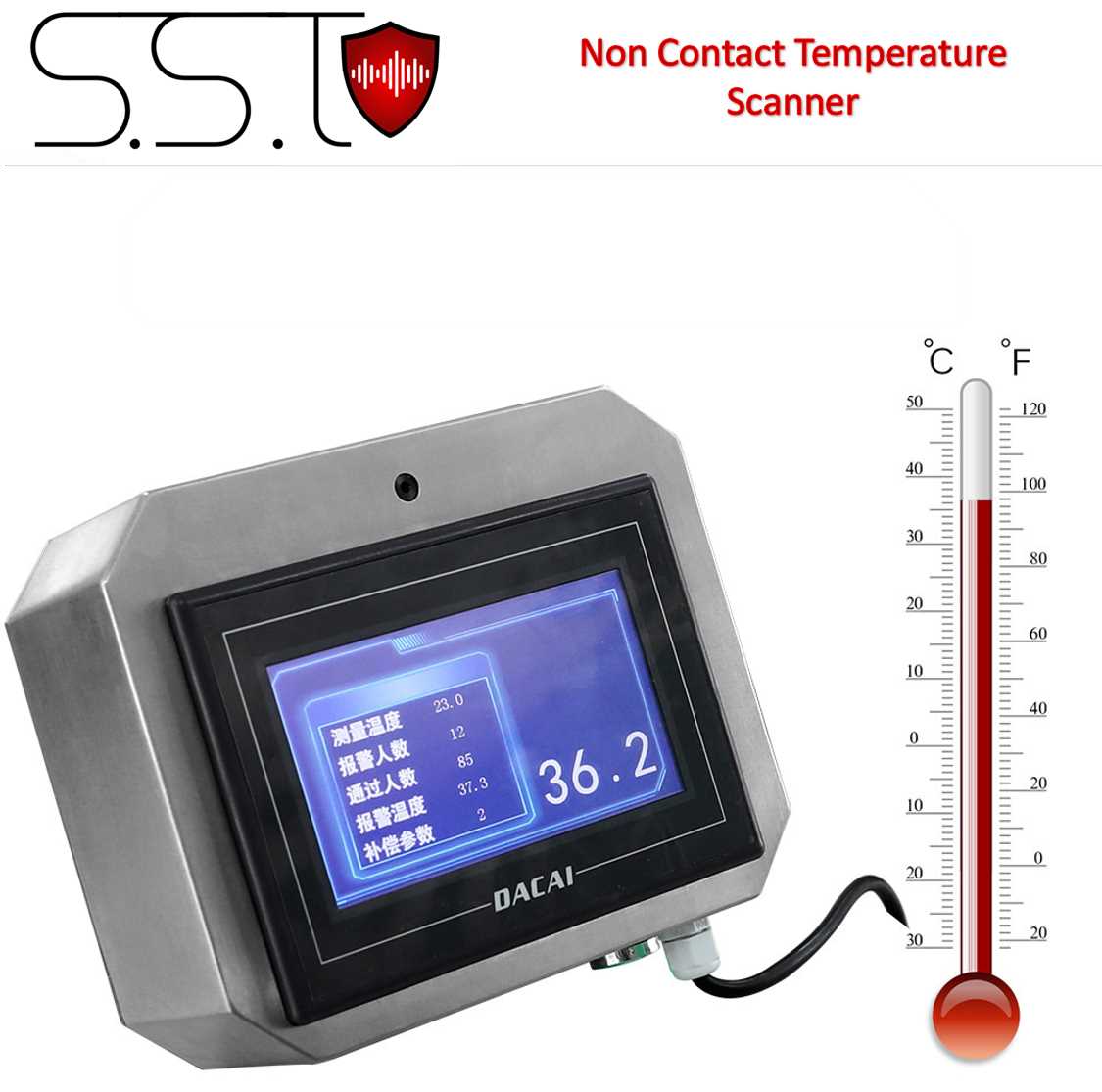 Non Contact Temperature Scanner For Sale, Sound And Safety Technologies, SST , S&ST , SSTechnologies Sri Lanka.
