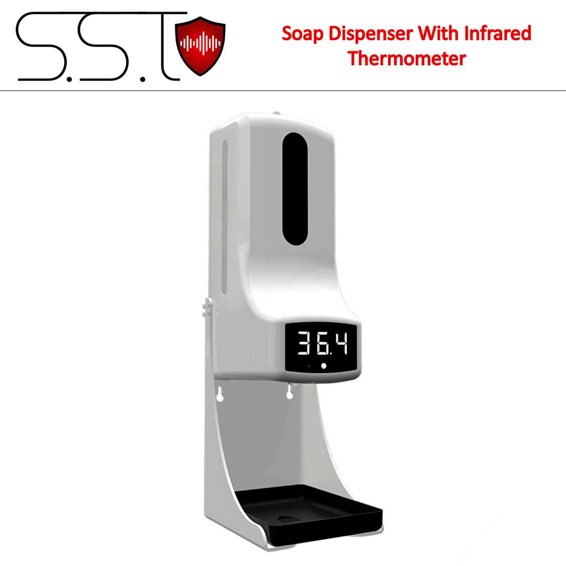 Non Contact Soap Dispenser With Infrared Thermometer For Sale Sound And Safety Technologies (SSTechnologies) Sri Lanka.