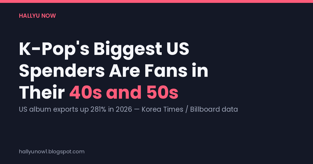 K-pop's biggest US spenders in 2026 are fans in their 40s and 50s, new data shows