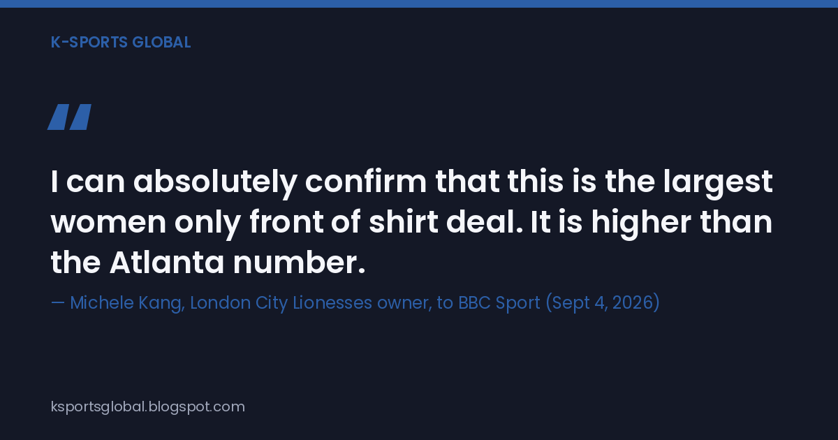 Quote card: Michele Kang on the Nike deal