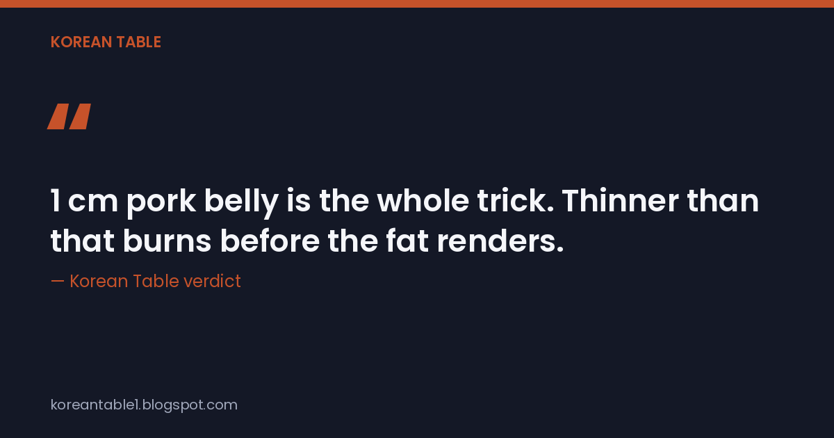 Quote card: buy pork belly sliced to order, not whatever's pre-packaged as bacon